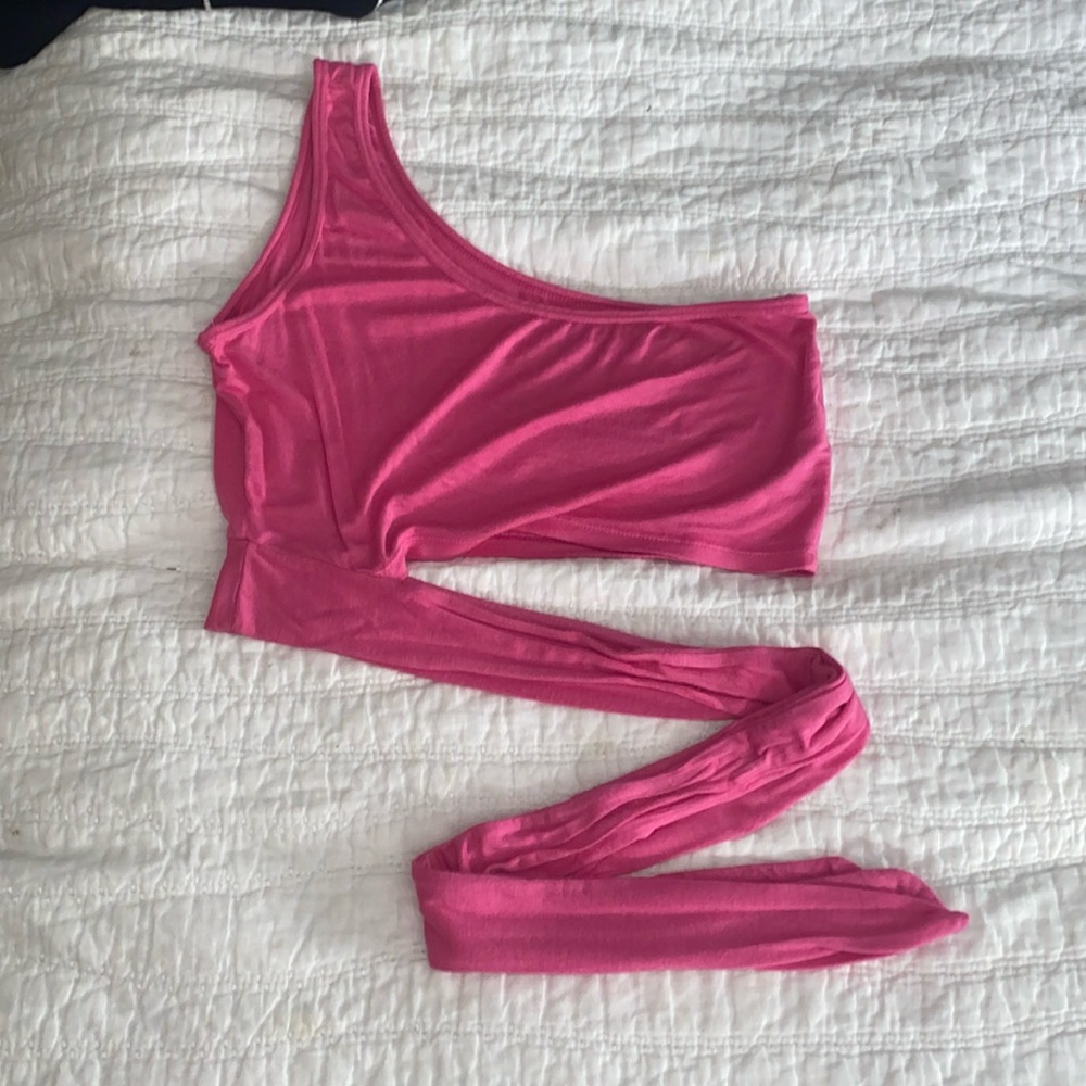 NVGTN activewear crop with tie